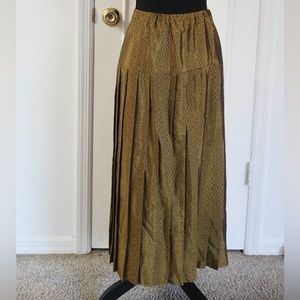 Bronze Silk skirt